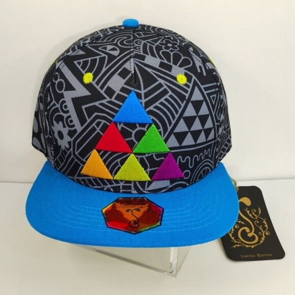 Grassroots California Fabstract  Pyramid Marissa Favazza Fitted Hat Size 7 1/4 - Picture 1 of 15